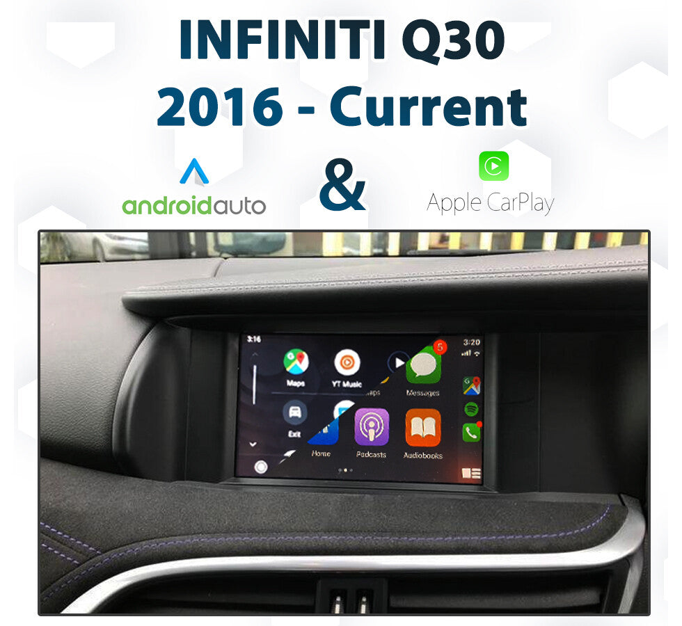 Wireless Apple CarPlay Android Auto Interface For Infiniti QX60 QX70 Q70 QX80 QX56 2008-2020 CarPlay Module