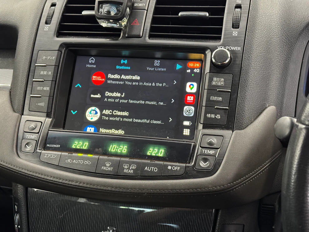 2008-2012 Toyota CROWN GRS200 GRS202 GRS204 /206 OEM Head Units Wireless Apple CarPlay & Android Auto Integration Kits
