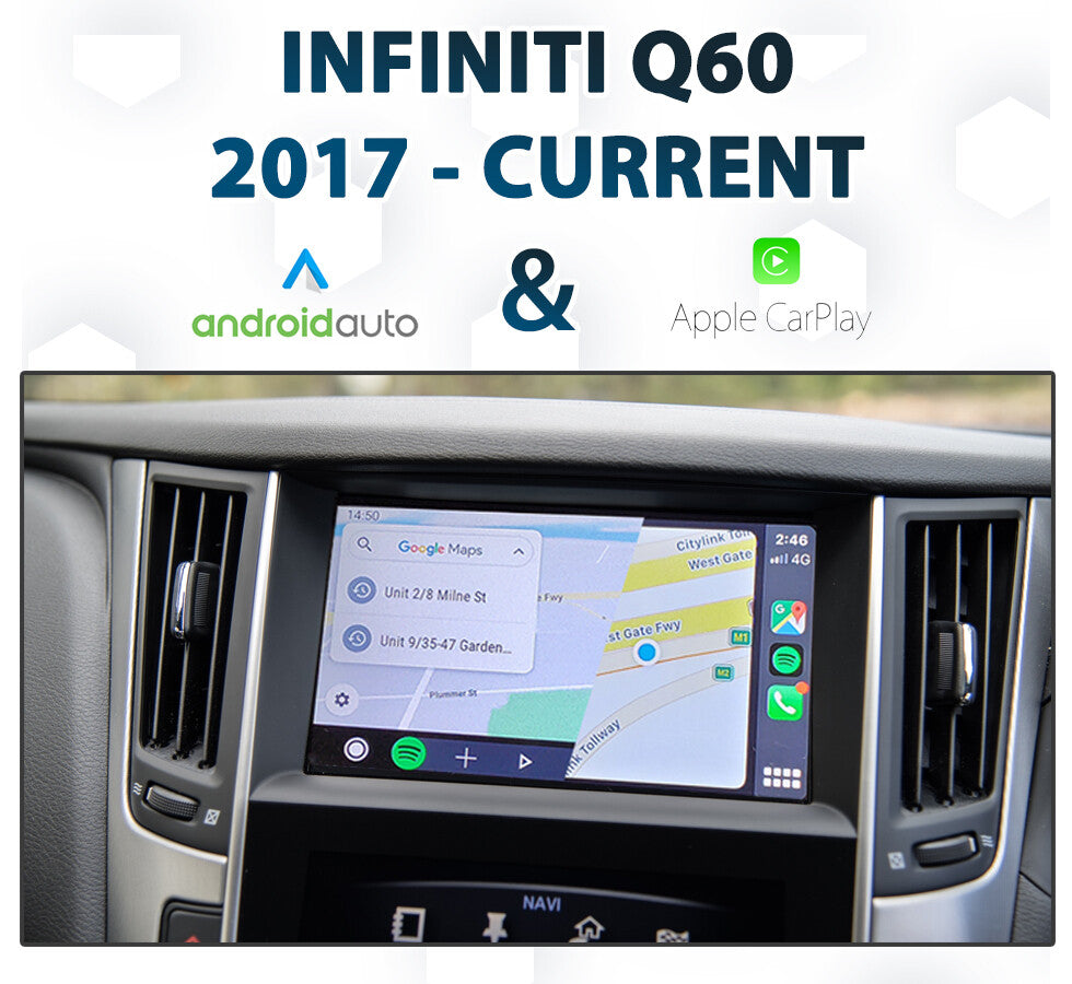Wireless Apple CarPlay Android Auto Interface For Infiniti QX60 QX70 Q70 QX80 QX56 2008-2020 CarPlay Module