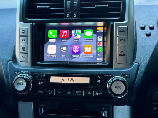 2009-2013 Toyota Landcruiser Prado GXL/VX /Kakadu LC150 OEM Head Units Apple CarPlay & Android Auto Integration Kits