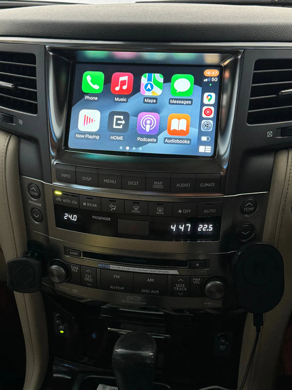2006-2015 Lexus LX570 OEM Head Units wireless Apple CarPlay & Android Auto integration Kits