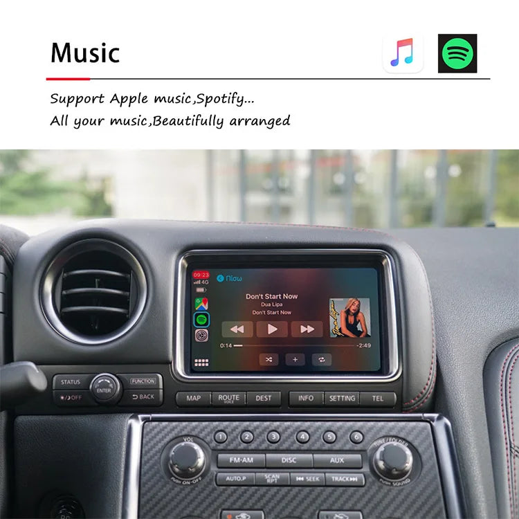 Pathfinde Teana MURANO Duke GTR 350Z 370Z Auto Electronics Wireless Apple Carplay Android Auto for Nissan Auto Integration Kits