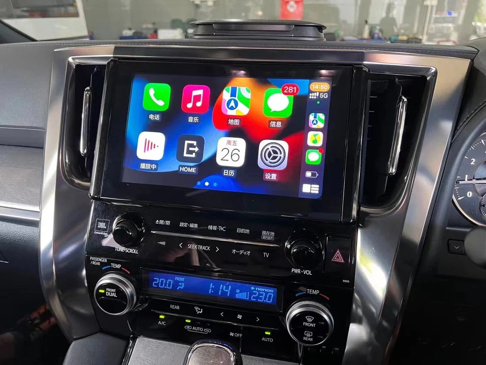 OEM Head Units Android Auto Interface for Toyota Alphard / Vellfire 2015-2020Mirror Link Radio Car Play Wireless Apple Carplay