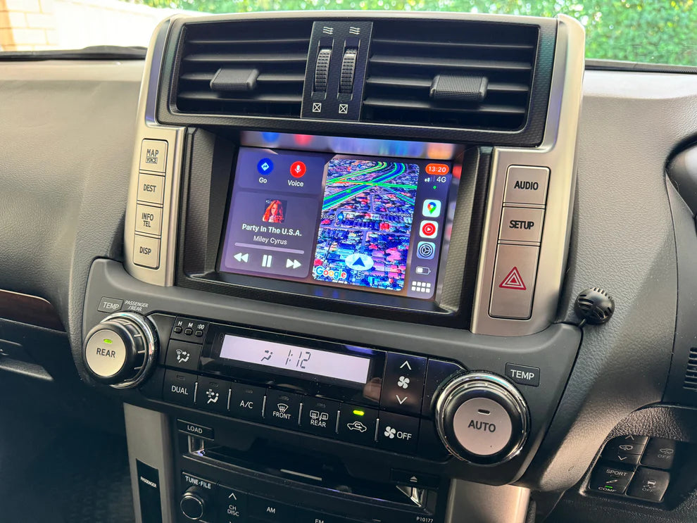 2009-2013 Toyota Landcruiser Prado GXL/VX /Kakadu LC150 OEM Head Units Apple CarPlay & Android Auto Integration Kits