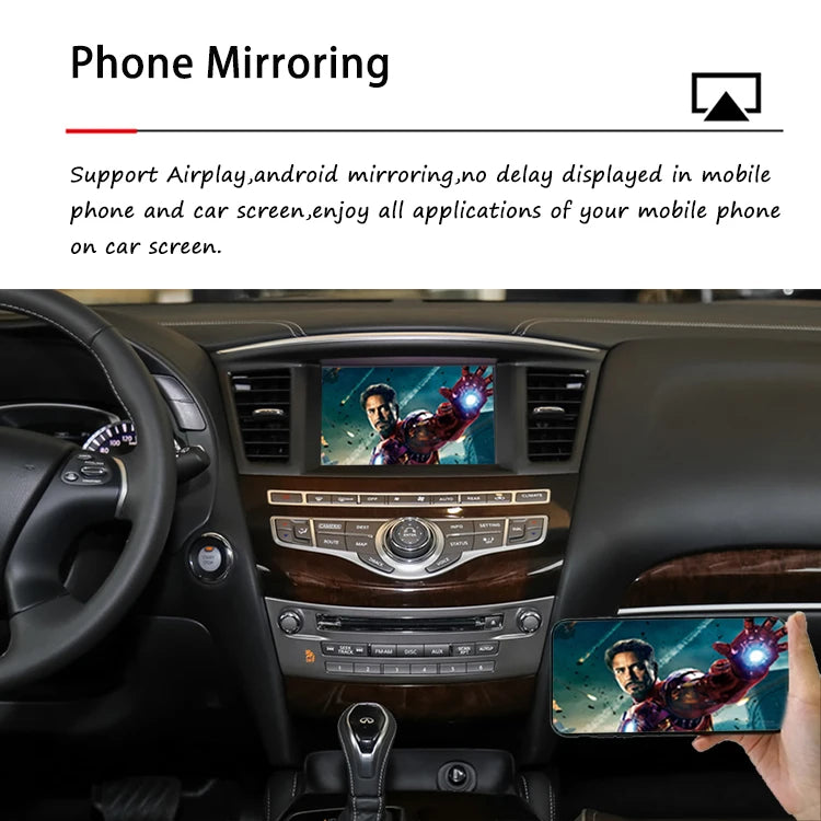Pathfinde Teana MURANO Duke GTR 350Z 370Z Auto Electronics Wireless Apple Carplay Android Auto for Nissan Auto Integration Kits
