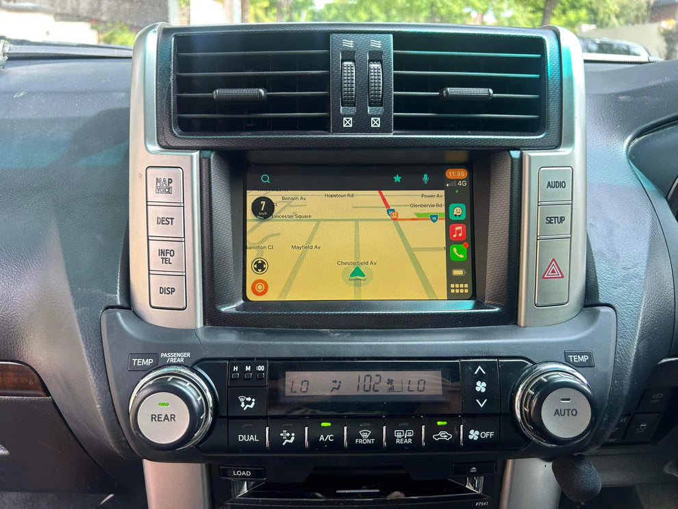 2009-2013 Toyota Landcruiser Prado GXL/VX /Kakadu LC150 OEM Head Units Apple CarPlay & Android Auto Integration Kits