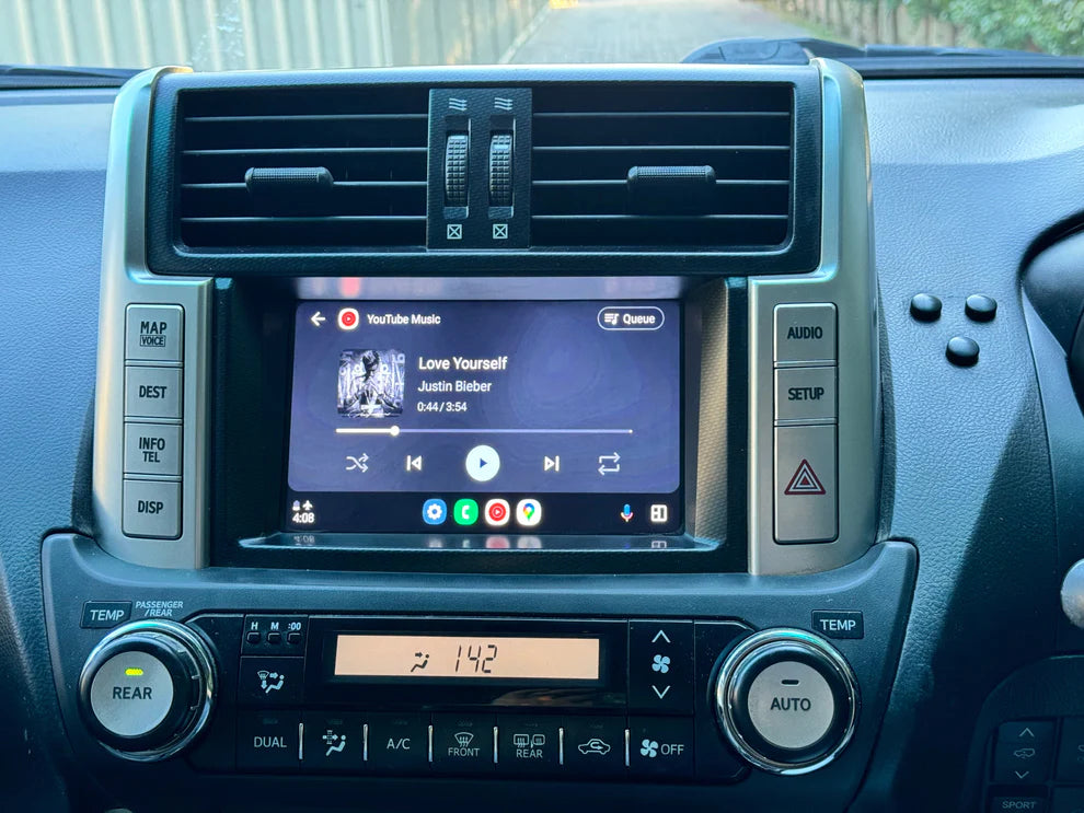 2009-2013 Toyota Landcruiser Prado GXL/VX /Kakadu LC150 OEM Head Units Apple CarPlay & Android Auto Integration Kits