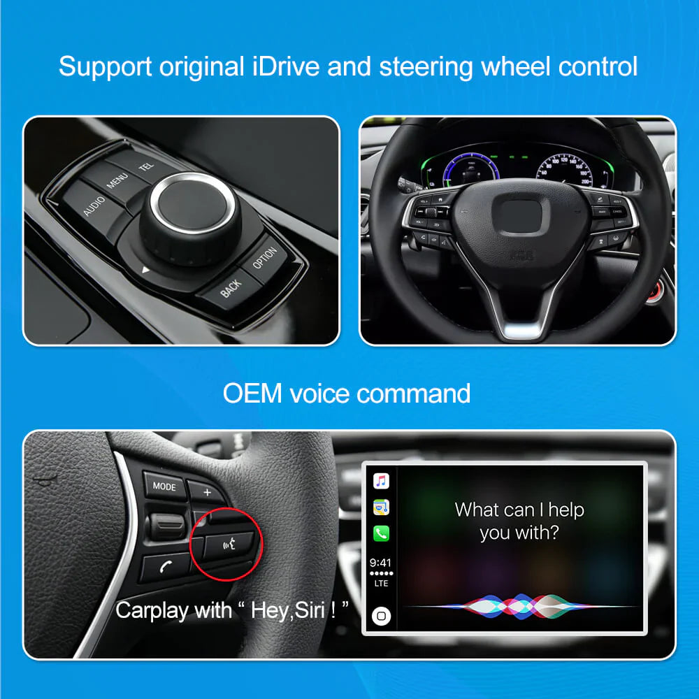 Wireless Carplay Module For Honda Accord 9th &10th Generation Android Auto Mirror Link Navigation Camera Video USB