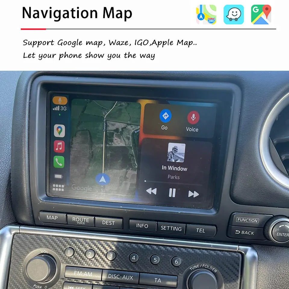 Pathfinde Teana MURANO Duke GTR 350Z 370Z Auto Electronics Wireless Apple Carplay Android Auto for Nissan Auto Integration Kits