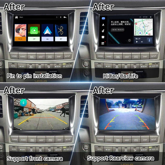 Wireless CarPlay Module for 2013-2021 Lexus GX460 LX570 Land Cruiser LC200 Crown with Android Auto