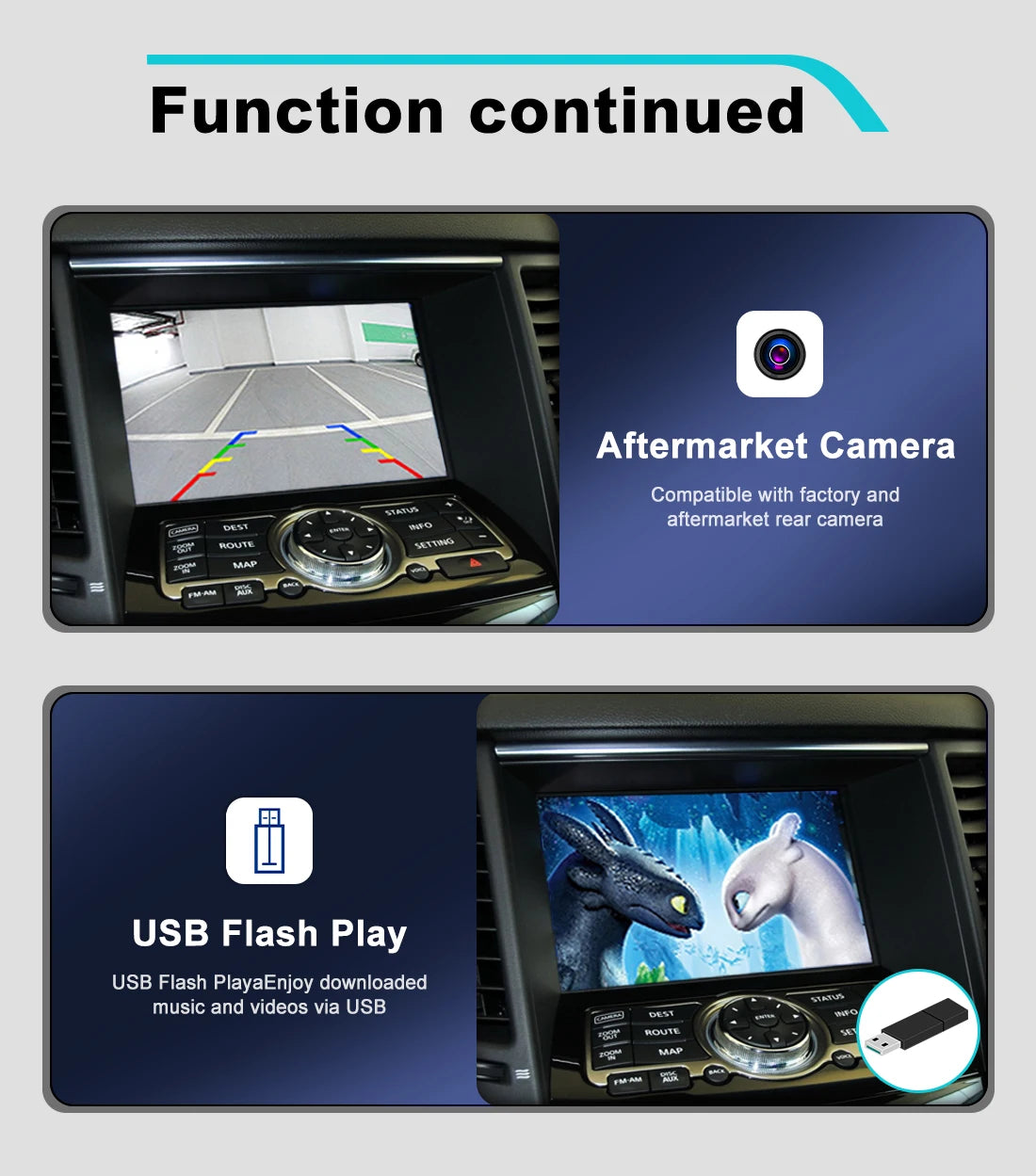 Apple CarPlay Android Auto For Infiniti G35 M35 M25 G37 G25 FX35 QX50 EX35 EX25 CarPlay Upgrade Interface