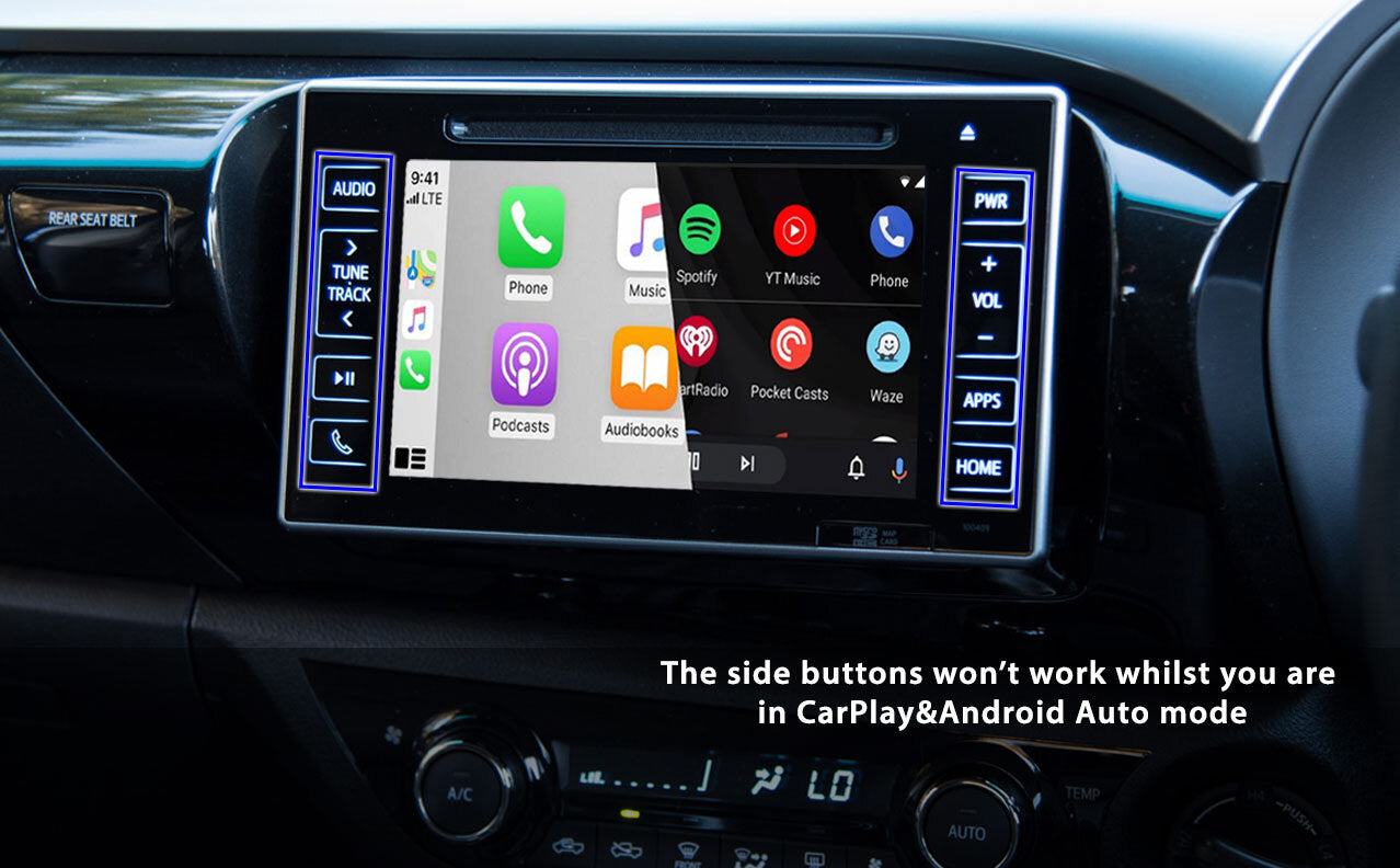 Toyota Corolla E180 (11th Gen, 2015 Aug - 2018 models) with seamless Apple CarPlay and Android Auto integration