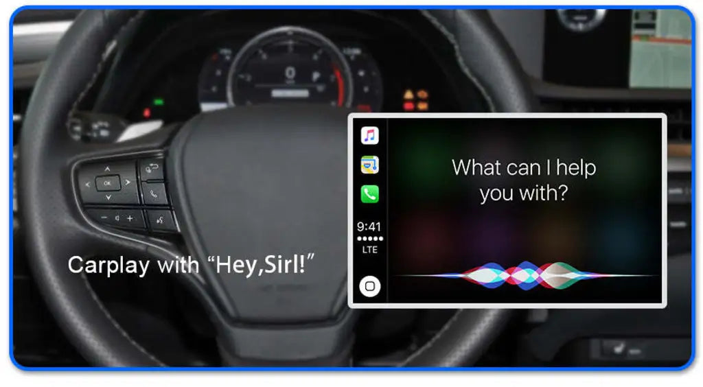 Wireless CarPlay Android Auto Module for 2014-2019 Lexus NX RX IS ES GS RC CT LS LX LC UX with Android Mirror Link AirPlay Functions