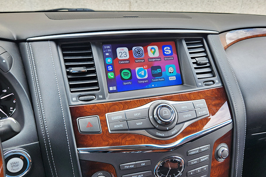 Wireless CarPlay and AndroidAuto Integration for Infiniti QX80 2014-2017 Apple Carplay/Android Auto