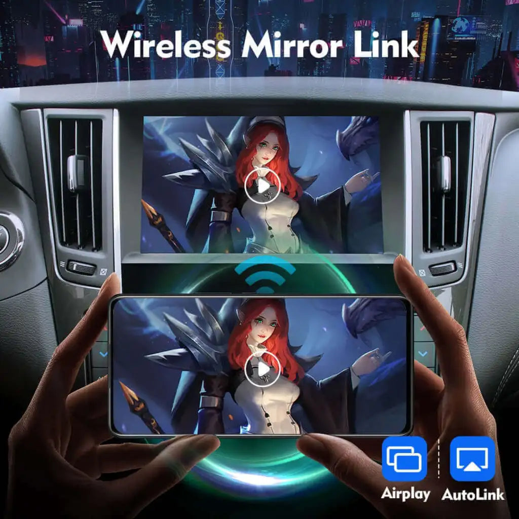 Wireless Apple Carplay/Android Auto Module For Infiniti Q50 QX50 QX60 Mirror Link GPS OEM Camera