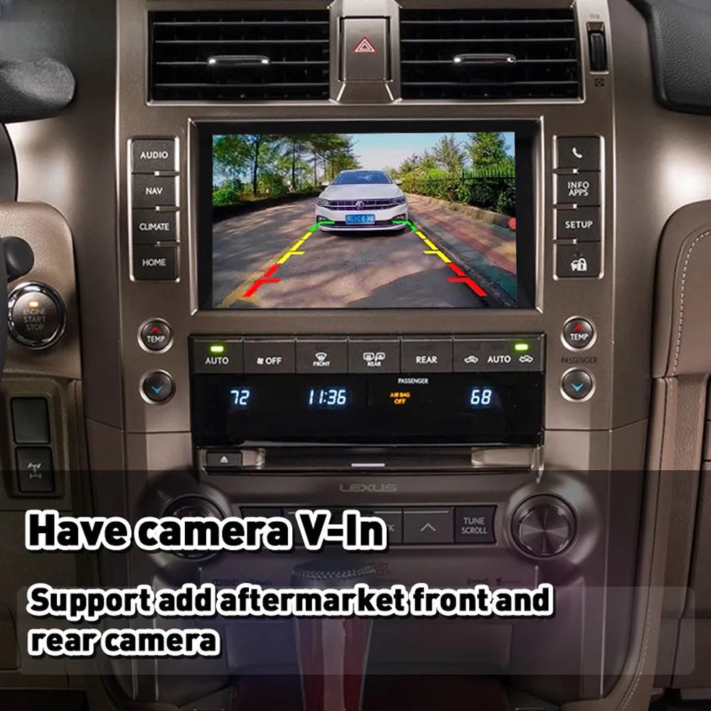 Wireless CarPlay Module for 2013-2021 Lexus GX460 LX570 Land Cruiser LC200 Crown with Android Auto