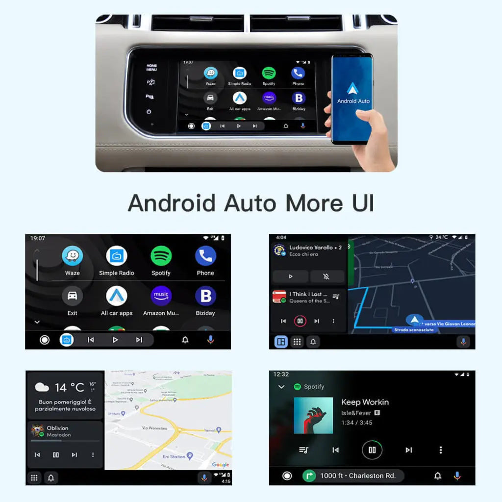 Wireless Apple CarPlay/Android Auto Upgrade Module for Land Rover Jaguar Bosch Discovery4 Evoque Freelander2 XE XF XJL Mirroring Decoder