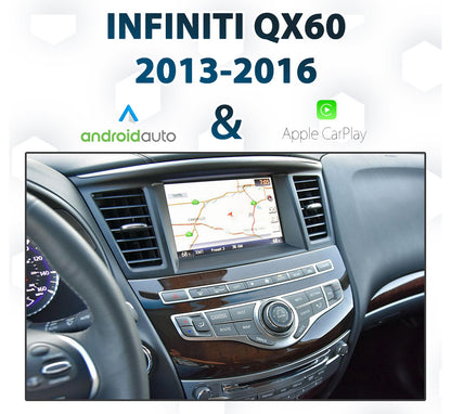Wireless Apple CarPlay Android Auto Interface For Infiniti QX60 QX70 Q70 QX80 QX56 2008-2020  CarPlay  Module