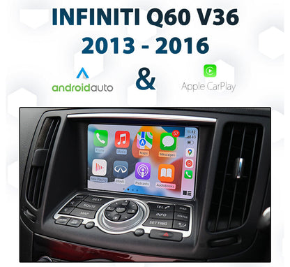 Wireless Apple CarPlay Android Auto Interface For Infiniti QX60 QX70 Q70 QX80 QX56 2008-2020  CarPlay  Module