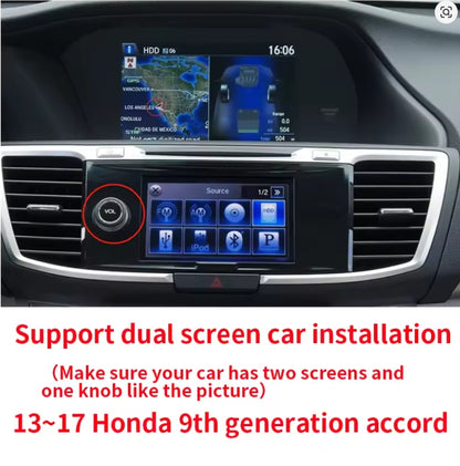 Honda Accord 9/9.5th 2013-2017 HD Screen upgrade  Wireless Carplay / Android Auto