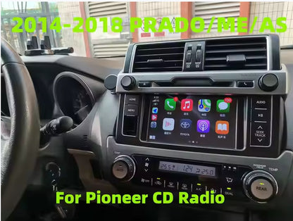 Wireless Apple Carplay Android Auto Decoder for TOYOTA PRADO 2014-2021Support Mirroring Navigation Reverse Camera Car