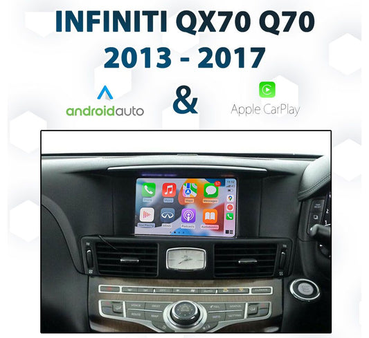 Wireless Apple CarPlay Android Auto Interface For Infiniti QX60 QX70 Q70 QX80 QX56 2008-2020  CarPlay  Module