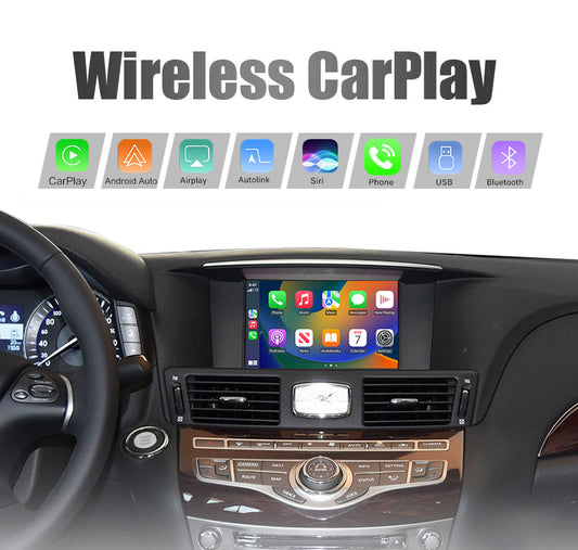 Wireless Apple CarPlay Android Auto Interface For Infiniti QX60 QX70 Q70 QX80 QX56 2008-2020  CarPlay  Module
