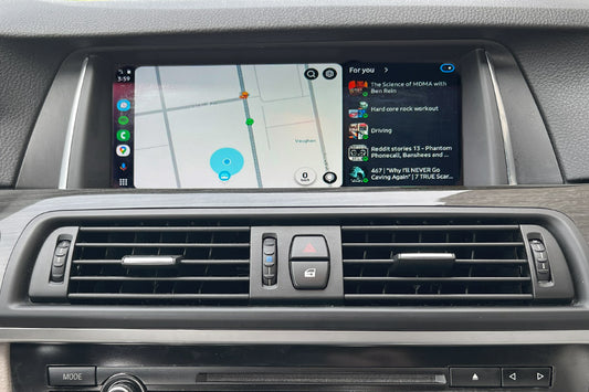 Wireless CarPlay and AndroidAuto Integration for BMW 3-series & 4-series  5-Series F10 2012-2016:2012-2016