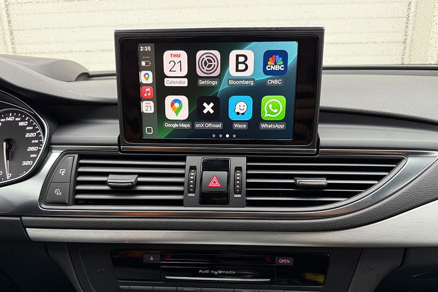 Wireless Apple CarPlay Android Auto Module for Audi A3 A4 A5 A6 A7 A8 Q3 Q5 Q7 2010-2019 with Mirror Link AirPlay Camera Function