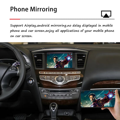 Wireless CarPlay Module for Nissan Patrol Y62 Armada 2008-2021 Android Auto Mirror Link