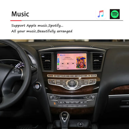 Wireless CarPlay Module for Nissan Patrol Y62 Armada 2008-2021 Android Auto Mirror Link