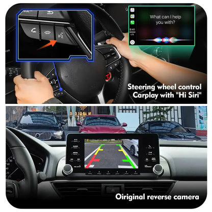 Wireless Carplay Module For Honda Accord 9th &10th Generation Android Auto Mirror Link Navigation Camera Video USB