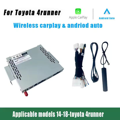 Wireless Apple Carplay Android Auto Decoder for TOYOTA PRADO 2014-2021Support Mirroring Navigation Reverse Camera Car