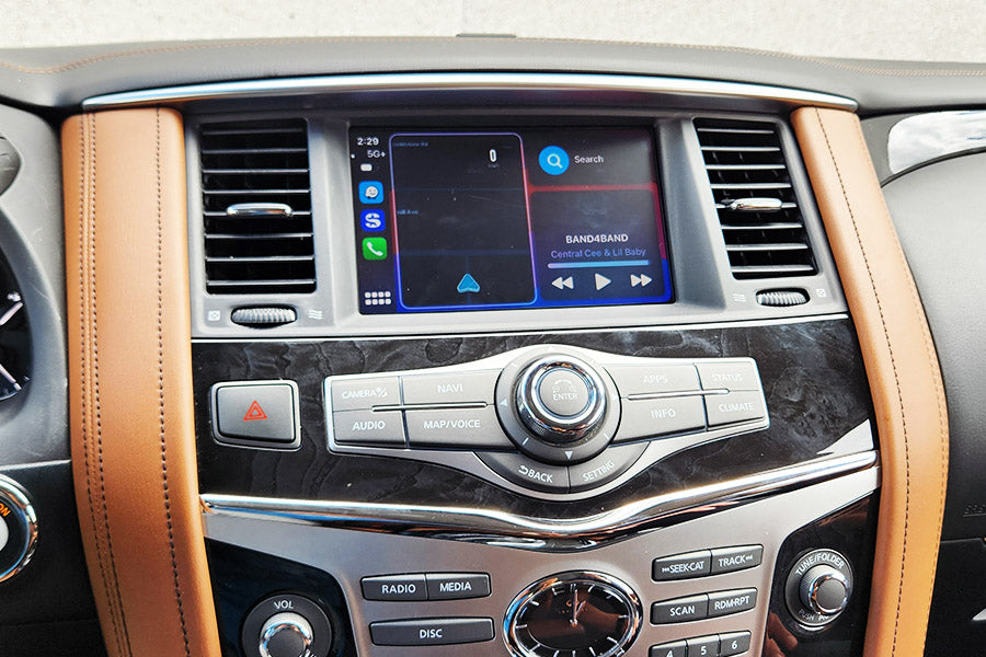 Wireless CarPlay and AndroidAuto Integration for Infiniti QX80 2018-2019