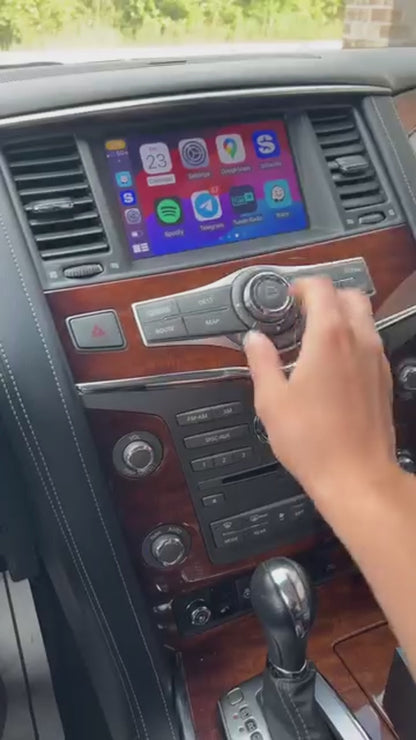 Wireless CarPlay and AndroidAuto Integration for Infiniti QX80 2018-2019