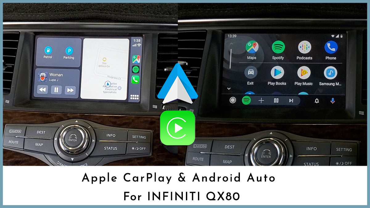 Wireless Apple CarPlay Android Auto Interface For Infiniti QX60 QX70 Q70 QX80 QX56 2008-2020  CarPlay  Module