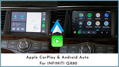 Wireless Apple CarPlay Android Auto Interface For Infiniti QX60 QX70 Q70 QX80 QX56 2008-2020  CarPlay  Module