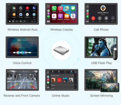Wireless Apple CarPlay/Android Auto Upgrade Module for Land Rover Jaguar Bosch Discovery4 Evoque Freelander2 XE XF XJL Mirroring Decoder